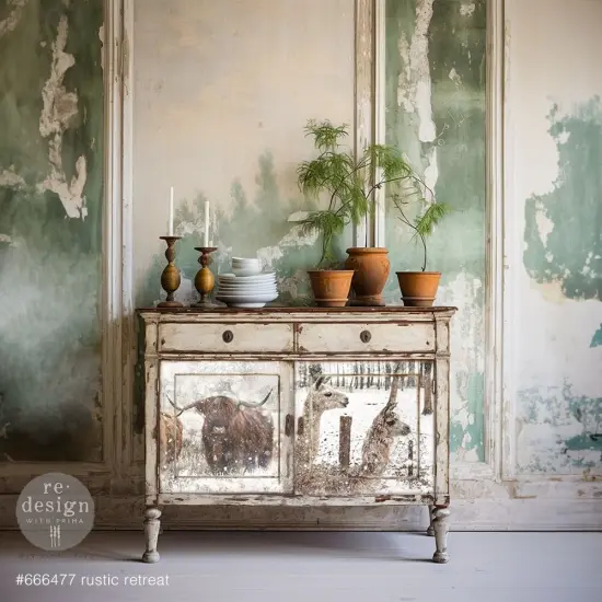 Prima Re-Design Decoupage Decor Tissue Paper 19.5"X30" 3/Pkg-Rustic Retreat {2}