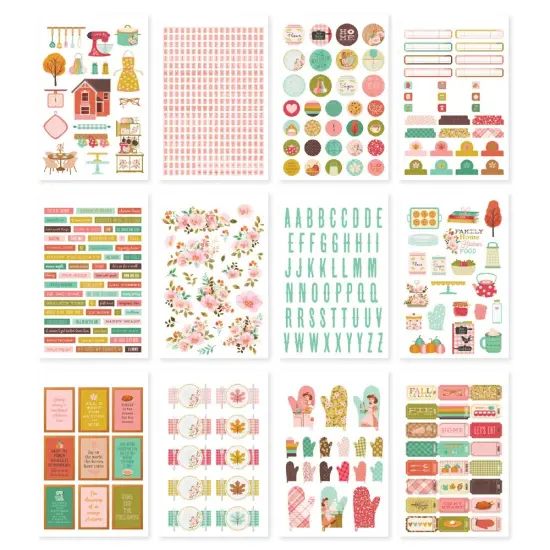 Simple Stories Sticker Book 12/Sheets-What's Cookin'? {2}