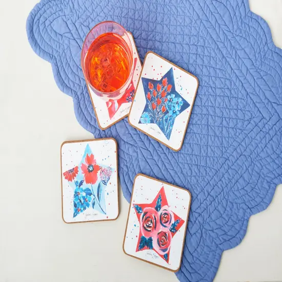Fourth Of July Coaster Set of 4 {3}