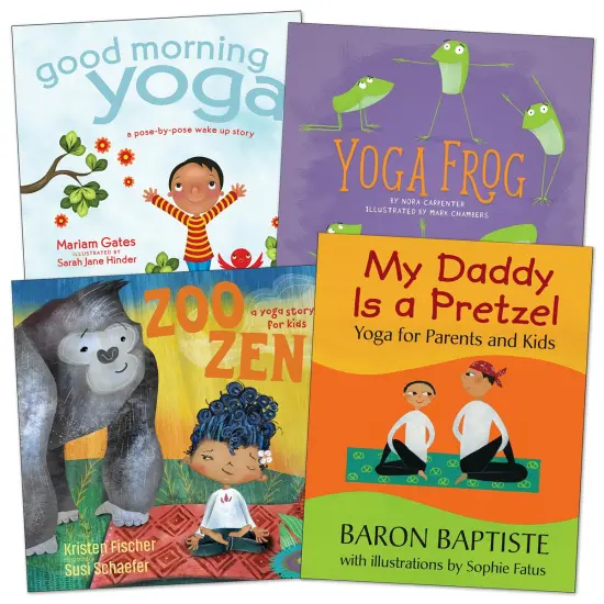 Kaplan Early Learning Company Yoga for Kids Books - Set of 4 {1}