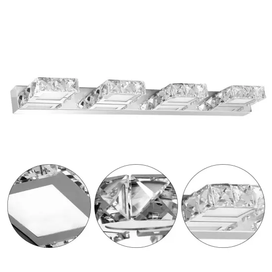 Kitcheniva Modern Crystal Bathroom 4 Vanity Light Fixture Lamp {2}