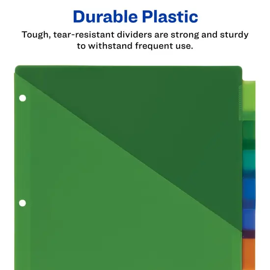 Avery 8-Tab Dividers, Insertable Multicolor Big Tabs, 2 Sets of 11907 {5}