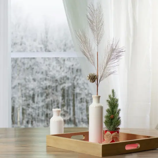 Northlight Pine Needles with Pinecones Artificial Christmas Spray - 29" - Gold {3}