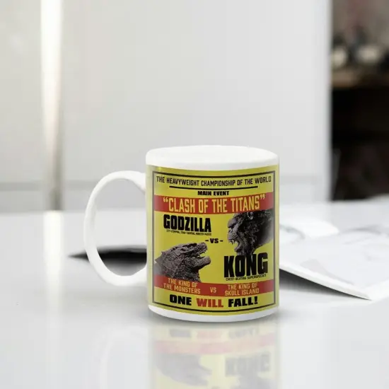 Godzilla vs Kong Man Event 11 Ounce Ceramic Mug {4}