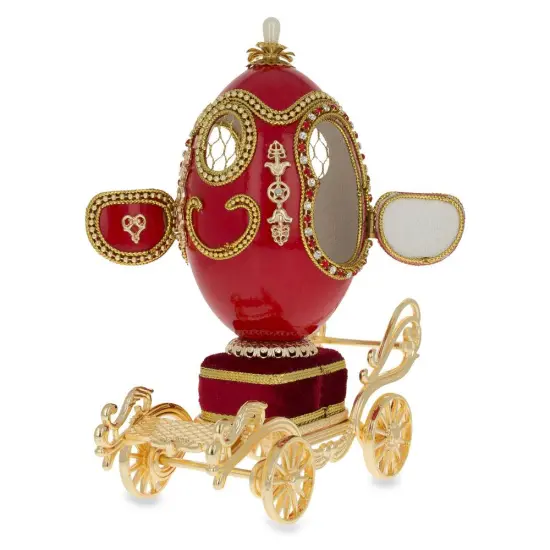 Royal Wedding Coach Musical Egg 7.1 Inches {5}
