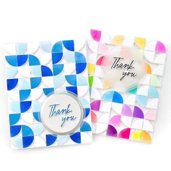 Pinkfresh Studio Die-Quadrant Backdrop {3}