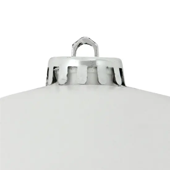 Northlight Shiny Shatterproof Commercial Christmas Ball Ornament - 8" (200mm) - White {3}
