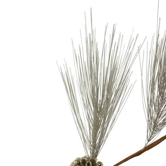 Northlight 40" Brown and Gray Long Needle Pine Cone Artificial Christmas Spray {3}
