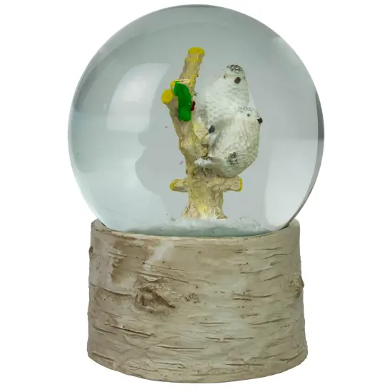 Northlight 5" White Doves on a Branch Musical Christmas Snow Globe {4}
