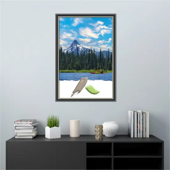 Theo Black Silver Wood Picture Frame {5}