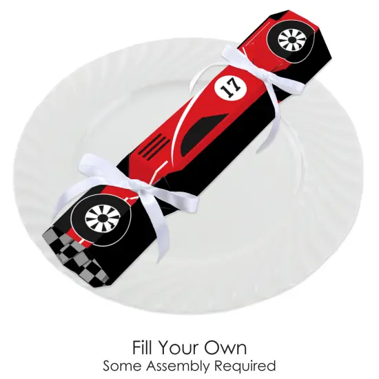Big Dot of Happiness Let's Go Racing - Racecar - No Snap Race Car Birthday Party or Baby Shower Party Table Favors - DIY Cracker Boxes - Set of 12 {3}