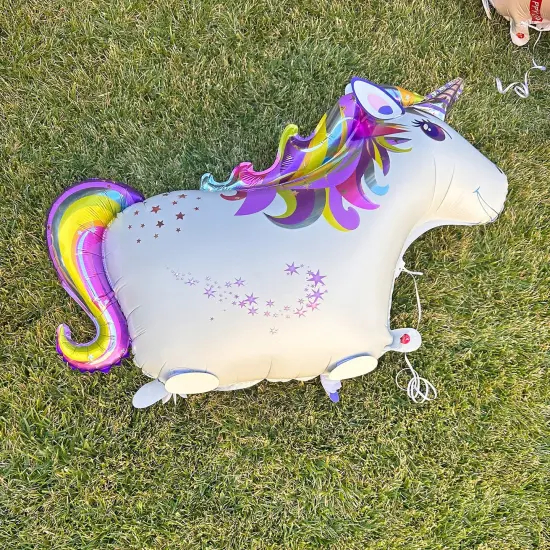 Wrapables Walking Animal Pet Balloon (Set of 3) Unicorn {6}