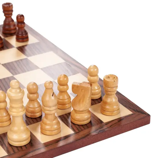 WE Games French Staunton Wood Chess Pieces with 2.5 inch King {5}
