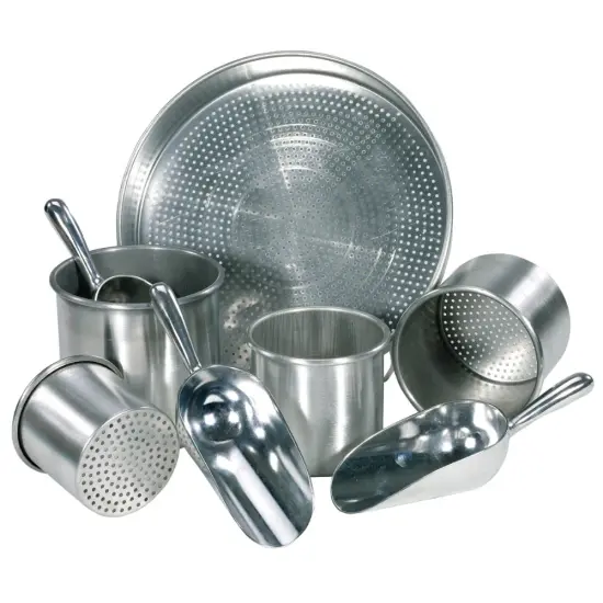 Kaplan Early Learning Company Aluminum Scoops & Sifter Set {1}