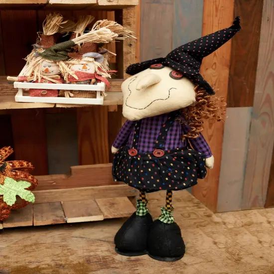 Bobble Halloween Witch Figure {3}