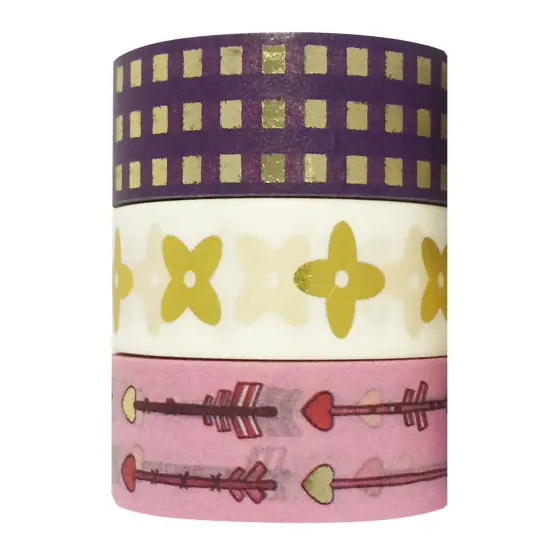 Wrapables Washi Masking Tape (Set of 3) Foolish Love {2}