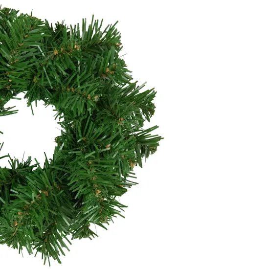Northlight 6" Deluxe Dorchester Pine Artificial Christmas Wreath - Unlit Green {3}