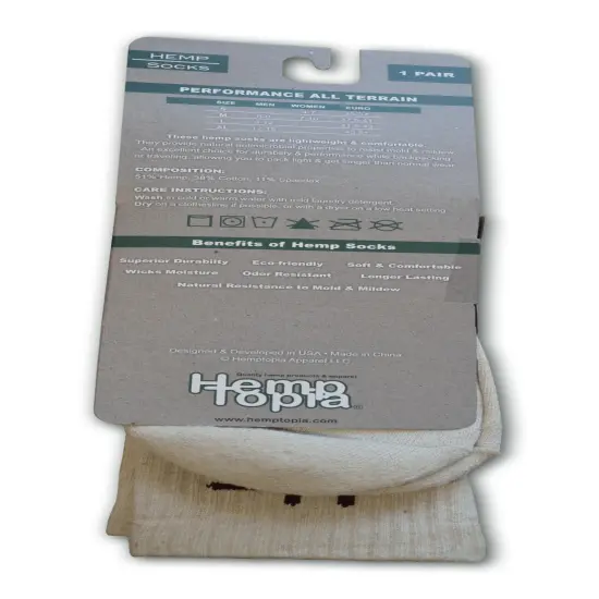 Hemptopia Hemp Socks, Comfortable All Natural socks {2}