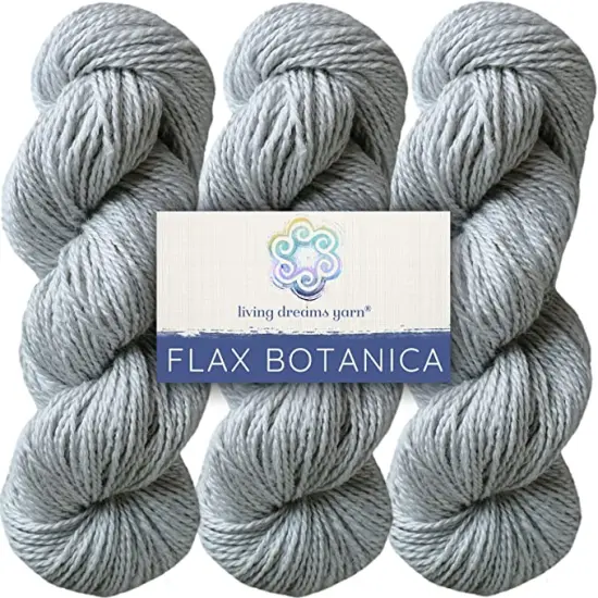 Living Dreams Flax Botanica DK Yarn. Elegant Merino Linen Silk. Cruelty Free & Responsibly Sourced. Pacific Northwest Handmade {1}