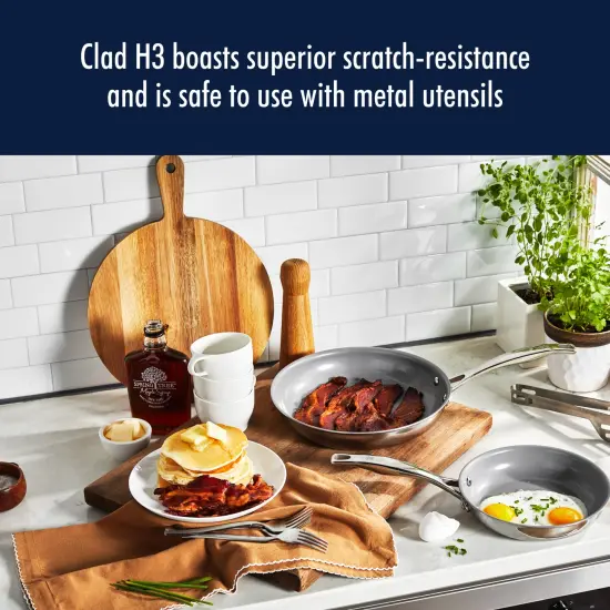 Henckels Clad H3 10-pc Stainless Steel Ceramic Nonstick Cookware Set {6}