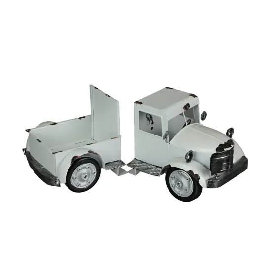 Vintage Pickup Truck Weathered Finish Metal Bookends {1}