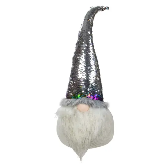 Northlight Gnome with Rainbow Flip Sequin Hat Christmas Decoration - 24" Multi {6}