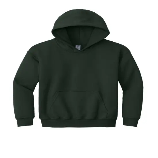 Gildan&reg; Youth Heavy Blend Hooded Sweatshirt Forest green {2}