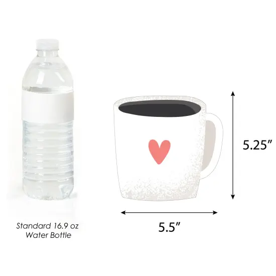 Big Dot of Happiness But First, Coffee - Decorations DIY Cafe Themed Party Essentials - Set of 20 {6}