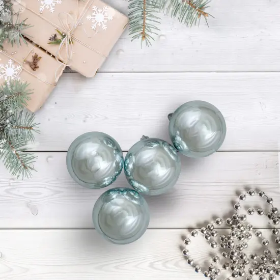 Northlight Shatterproof Shiny Christmas Ball Ornaments 2.5" (60mm) - Mermaid Blue - 60ct {3}