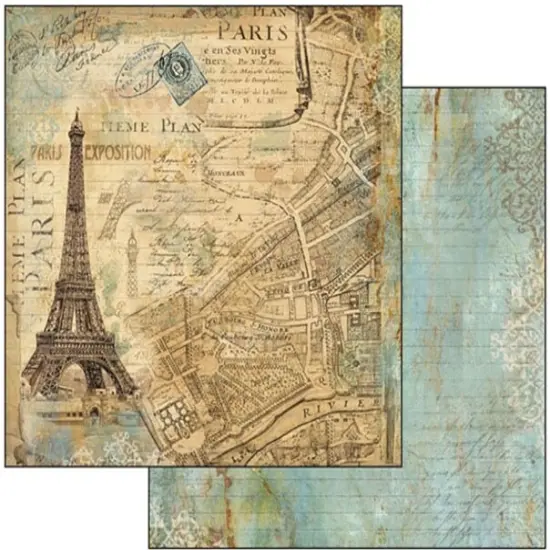 Stamperia Double-Sided Paper Pad 8"X8" 10/Pkg-Around The World {4}