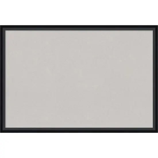 Lucie Wood Framed Corkboard, Grey Cork Lucie Black {7}