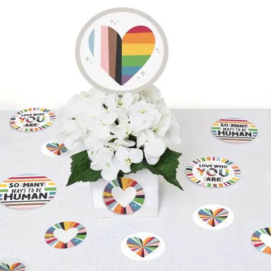 Big Dot of Happiness So Many Ways to Be Human - Pride Party Giant Circle Confetti - Party Decorations - Large Confetti 27 Count {7}