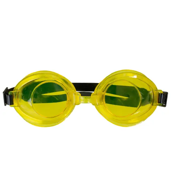 Swimline 7" Yellow Anti-Leak Adjustable Swimming Pool Goggles {1}