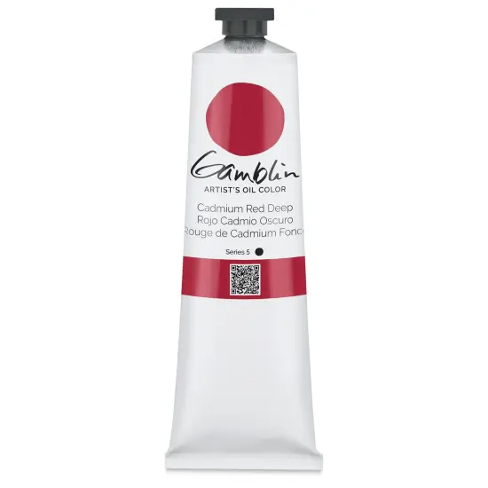 Gamblin Artist's Oil Color - Cadmium Red Deep, 150 ml tube {2}
