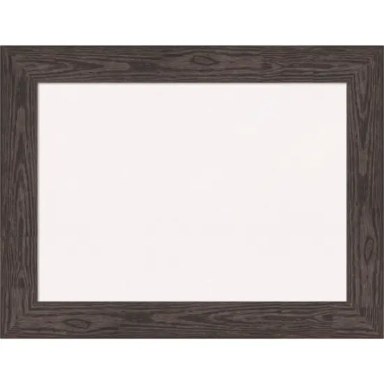 Bridge Wood Framed Corkboard, White Cork Black {1}