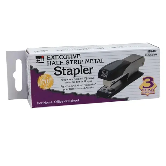 Executive Half Strip Metal Stapler, Pack of 6 {4}