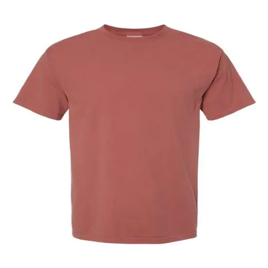 Hanes&reg; Garment Dyed T-Shirt Nantucket Red {1}