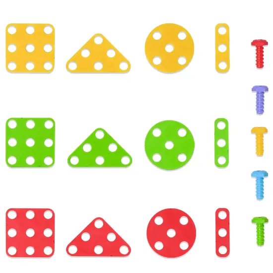 Drill & Play Creative Educational Toy with Real Toy Drill - Mosaic Design Building Toys Tool Kit {3}