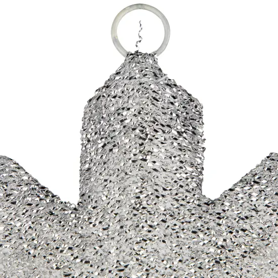 Northlight Lighted Tinsel Snowflake Christmas Window Decoration - 20" - Silver - Clear Lights {7}