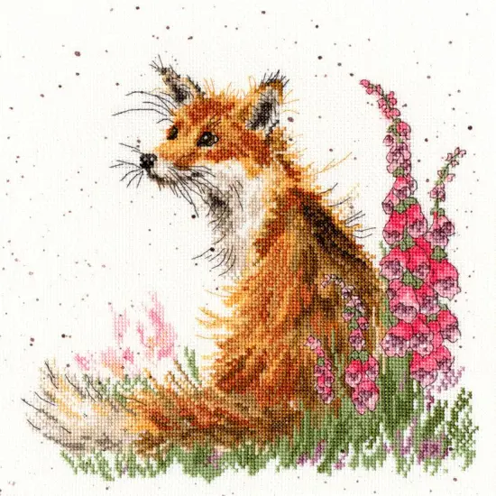 Amongst the Foxgloves XHD8 Counted Cross Stitch Kit {2}