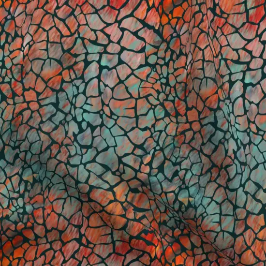 Various Fabrics by the Yard or Fat Quarter Animal Print Crocodile Alligator Whimsical Green Teal Red Orange Swamp Chic Custom Printed Fabric by Spoonflower {5}