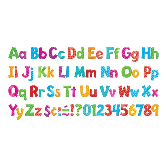 Colorful Patterns 4" Play Combo Ready Letters&reg;, 3 Packs {2}