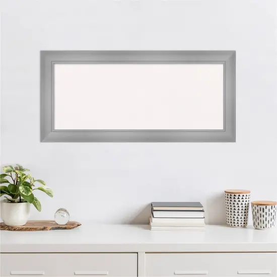 Flair Framed Corkboard, White Cork Polished Nickel {4}