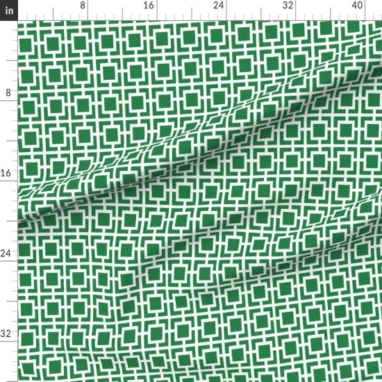 Various Fabrics by the Yard or Fat Quarter Geometric Preppy Golf Breeze Blocks Country Club Mid Century Retro Custom Printed Fabric by Spoonflower {1}