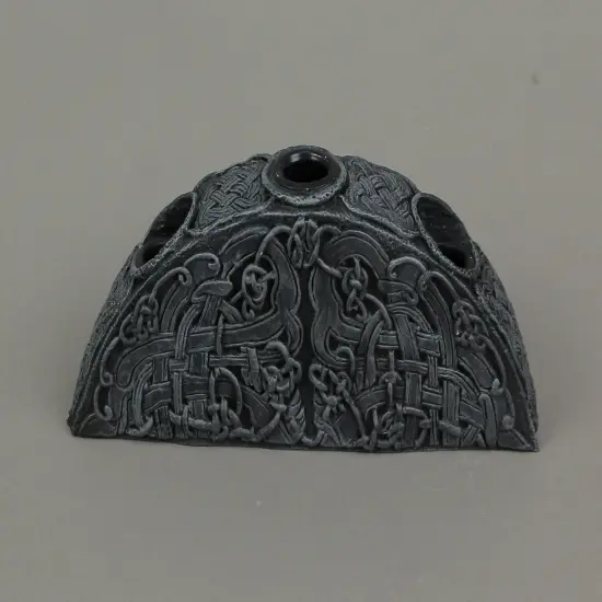 Gothic Endless Knot Design Triple Taper Candle Holder {3}