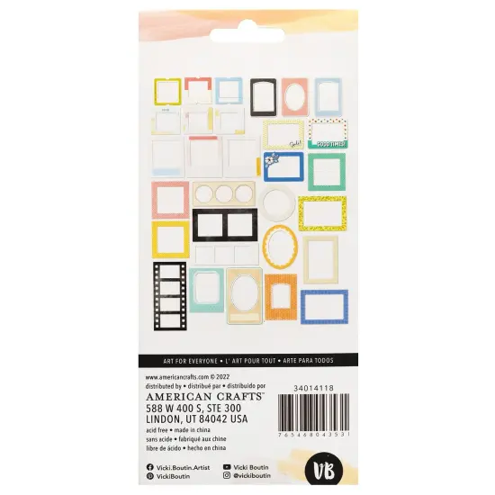 Vicki Boutin Where To Next Paperboard Frames-30 Pieces {2}