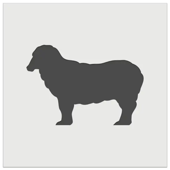 Sheep Standing Solid Wall Cookie DIY Craft Reusable Stencil {7}