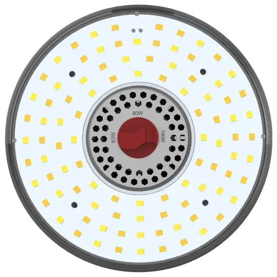 Satco LED HID Replacement 100/80/63 Wattage & CCT Selectable Mogul Base 100-277V Warm to Cool White {3}