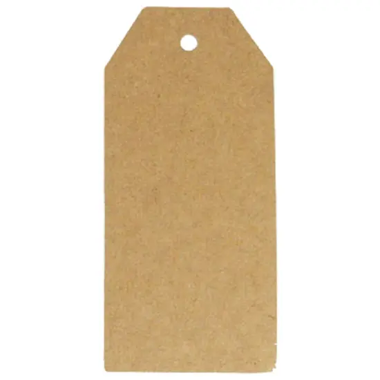 Wrapables 50 Gift Tags/Kraft Hang Tags with Free Cut Strings for Gifts, Crafts & Price Tags Original Tag {1}