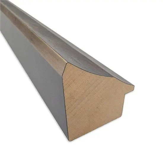 Angled Wood Framed Corkboard, White Cork Metallic {2}